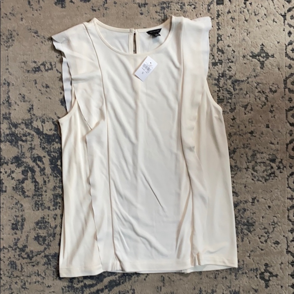 Ann Taylor Cream Tank Top Blouse